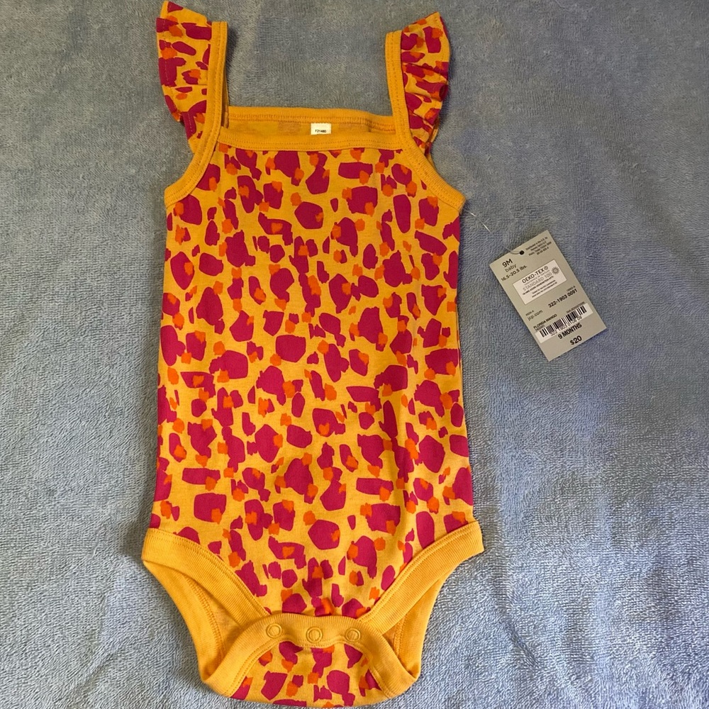 Okie Dokie 9 Month Florida Mango Design Onesie